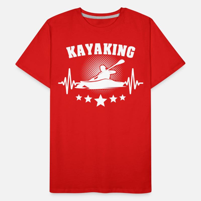 Kayaker Kayaking Men's Premium Organic T-Shirt