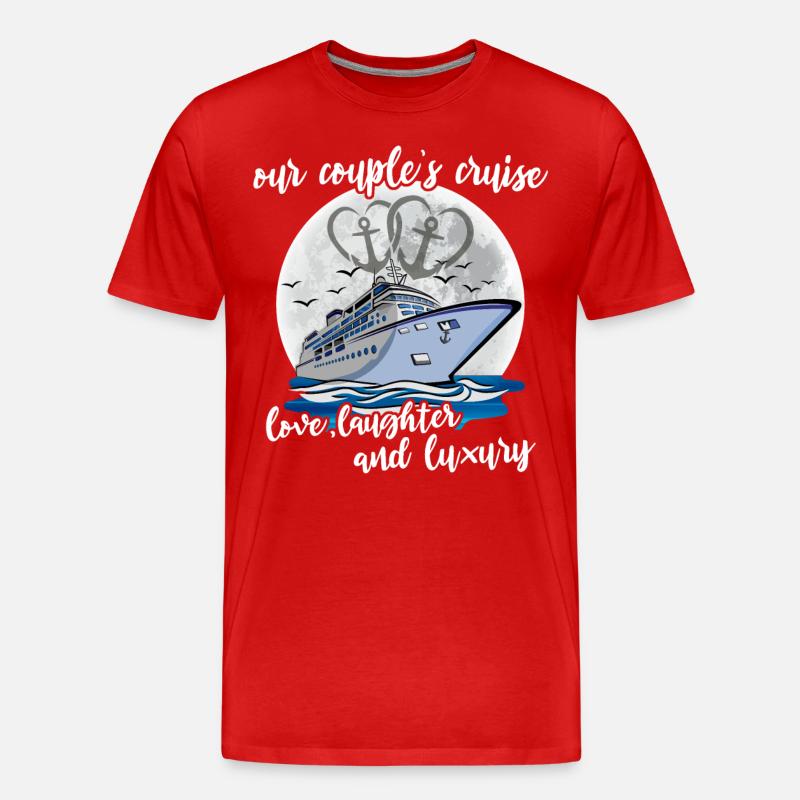 Kreuzfahrt Ehepaar - Männer Premium Bio T-Shirt - Rot