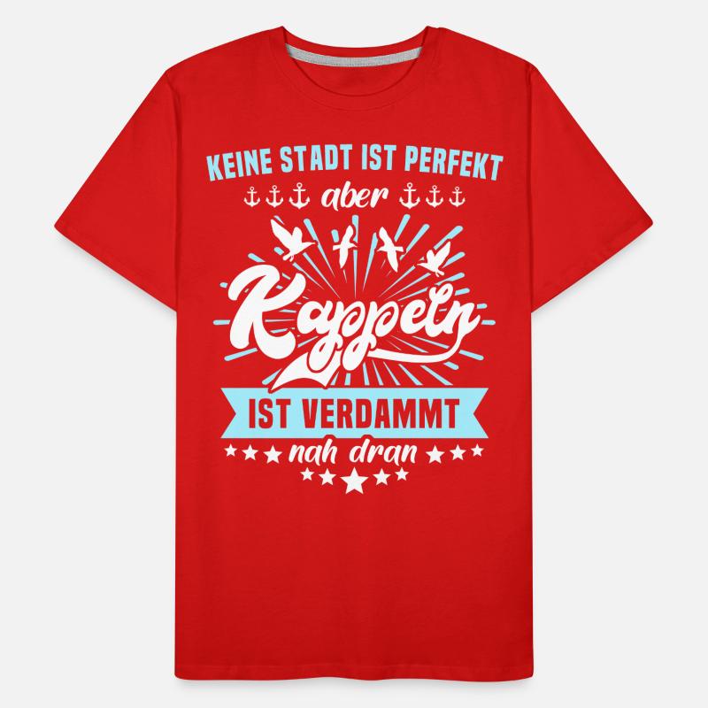 Kappeln Sprüche Kappelner Spruch Männer Premium Bio T-Shirt