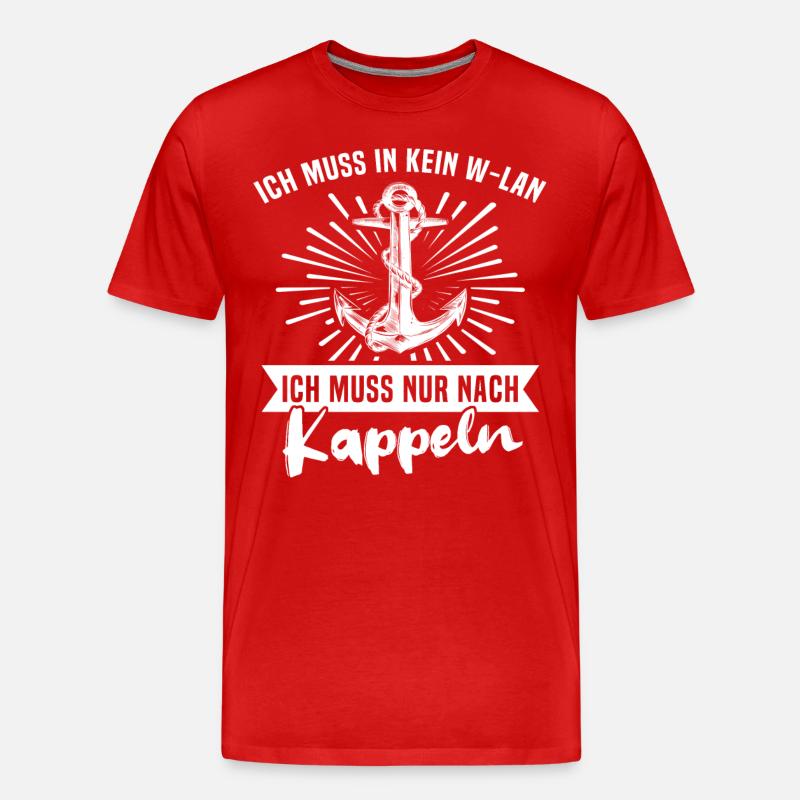 Kappeln Sprüche Kappelner - Männer Premium Bio T-Shirt - Rot