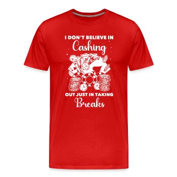 Casino - Männer Premium Bio T-Shirt - Rot - Vorne - Damien (186cm)