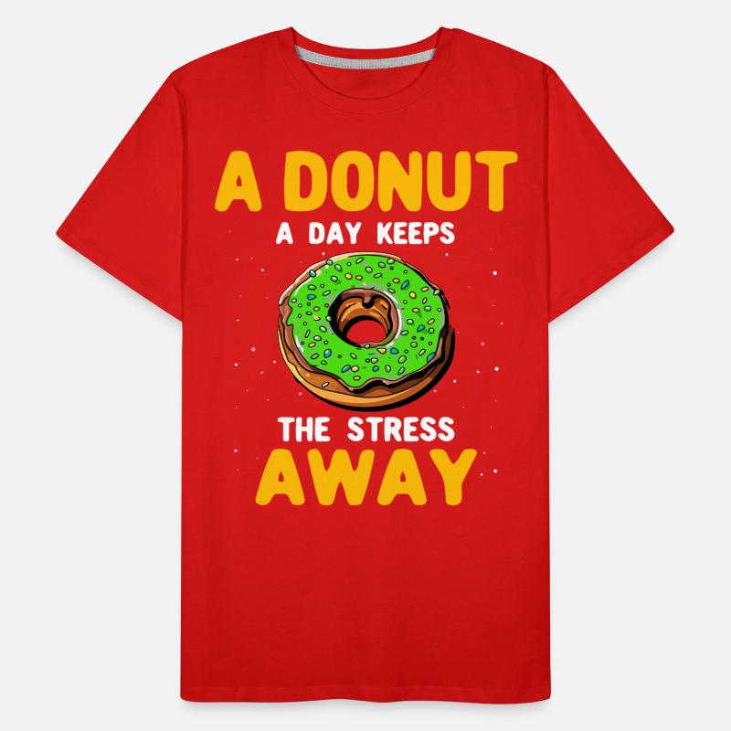 Donuts Doughnuts Männer Premium Bio T-Shirt