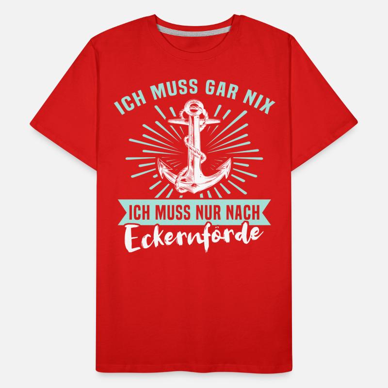 Eckernförde Anker Männer Premium Bio T-Shirt