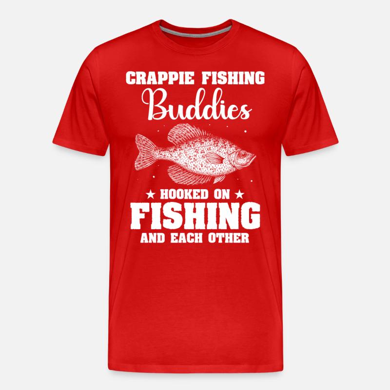Crappie Fish - Männer Premium Bio T-Shirt - Rot