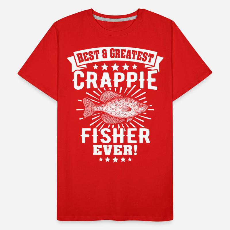 Sonnenbarsch Crappie Fish Männer Premium Bio T-Shirt