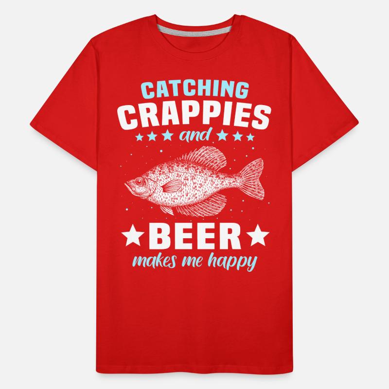 Pêche à la perche T-shirt bio Premium Homme