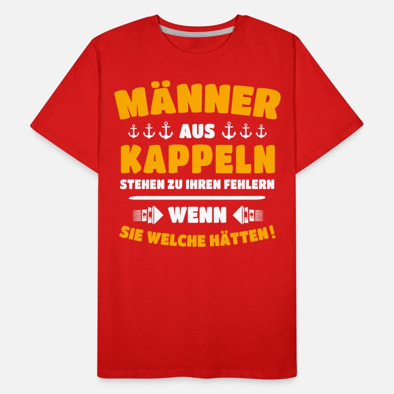 Kappeln Mann Kappelner Männer Premium Bio T-Shirt