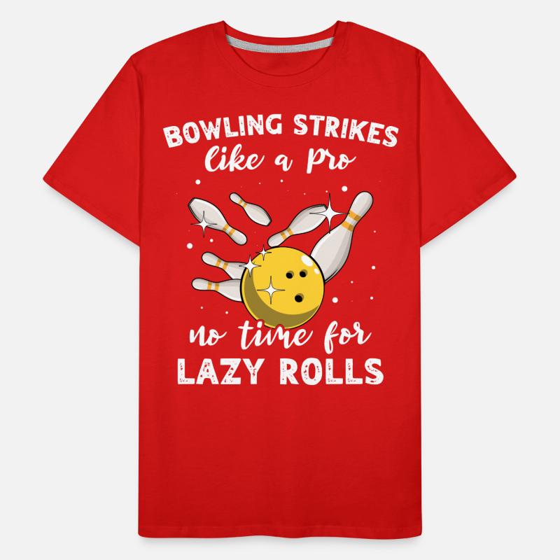 Slow Bowling Strikes Männer Premium Bio T-Shirt