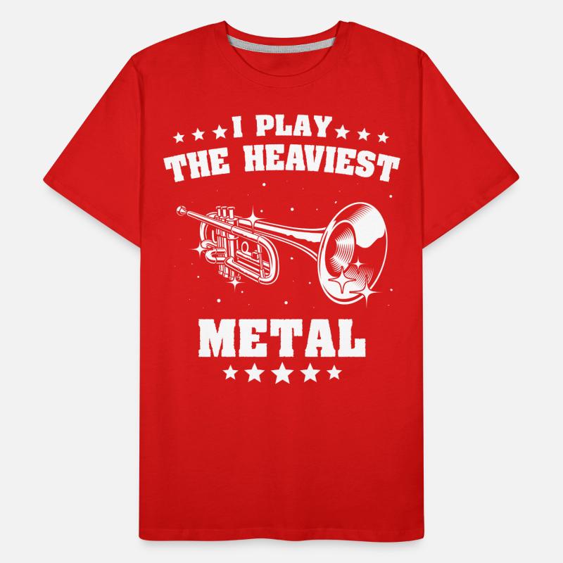 Instruments à vent, instrument, trompette, bugle T-shirt bio Premium Homme