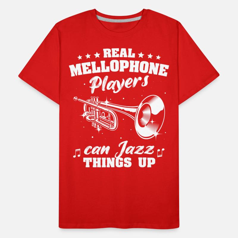 Instruments à vent, instrument, trompette, bugle T-shirt bio Premium Homme