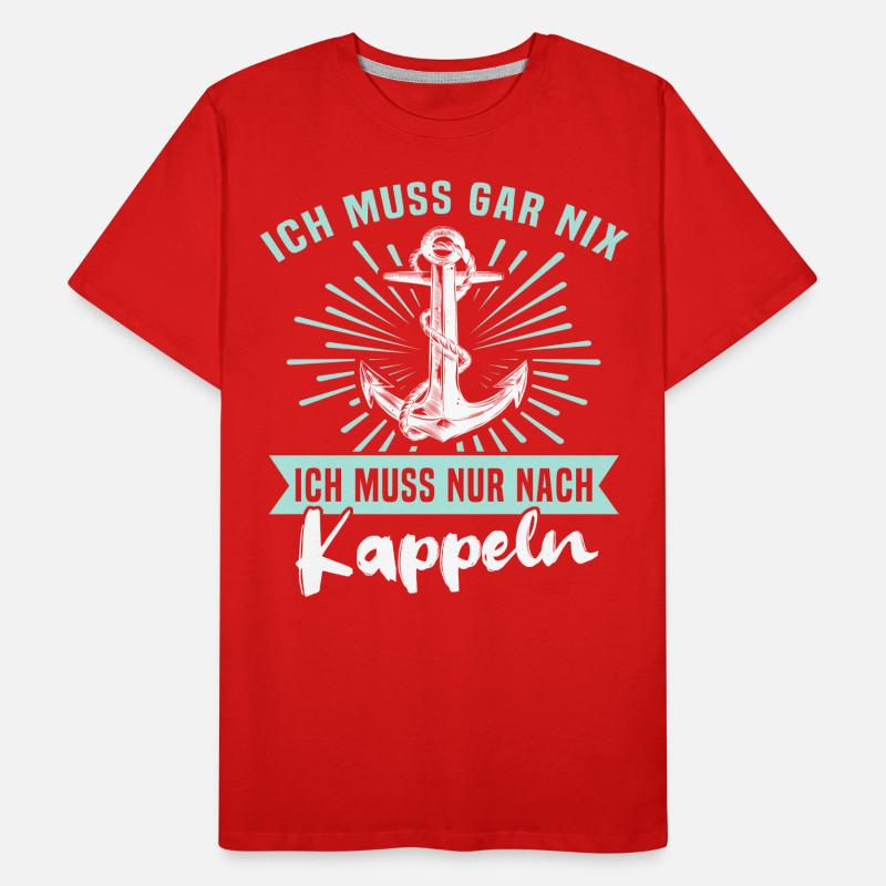 Kappeln Sprüche Männer Premium Bio T-Shirt