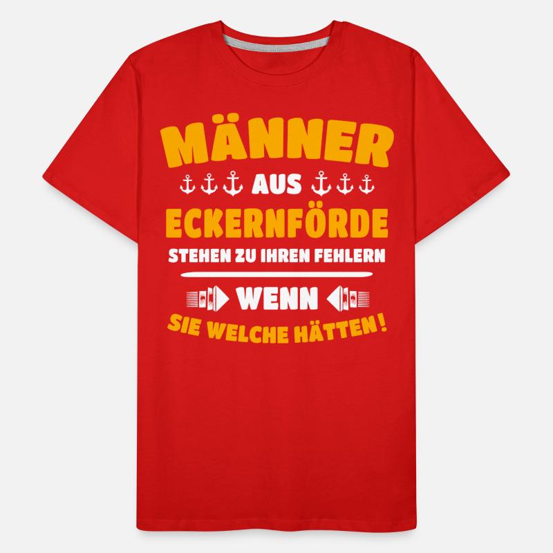 Eckernförde Mann Eckernförder Männer Männer Premium Bio T-Shirt