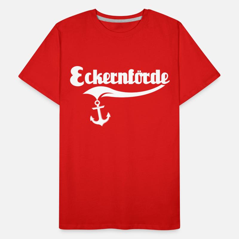 Eckernförde Sprüche Männer Premium Bio T-Shirt