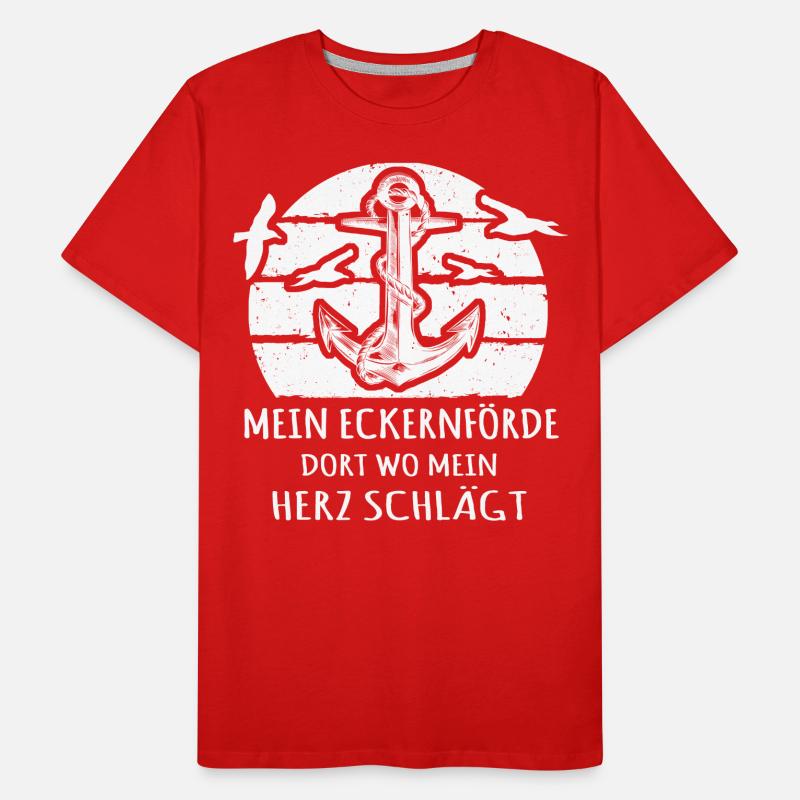 Eckernförde Sprüche Eckernförder Männer Premium Bio T-Shirt