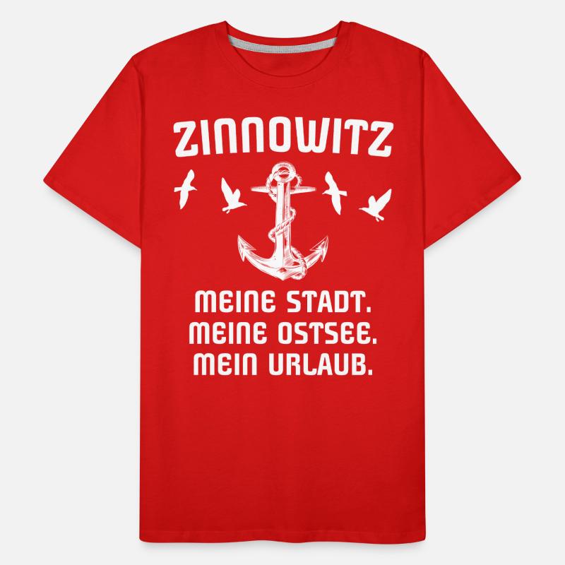 Zinnowitz Männer Premium Bio T-Shirt