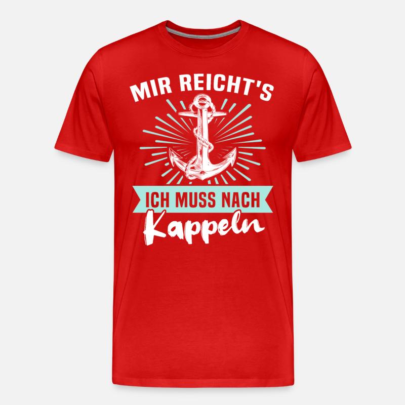 Kappeln Kappelner - Männer Premium Bio T-Shirt - Rot