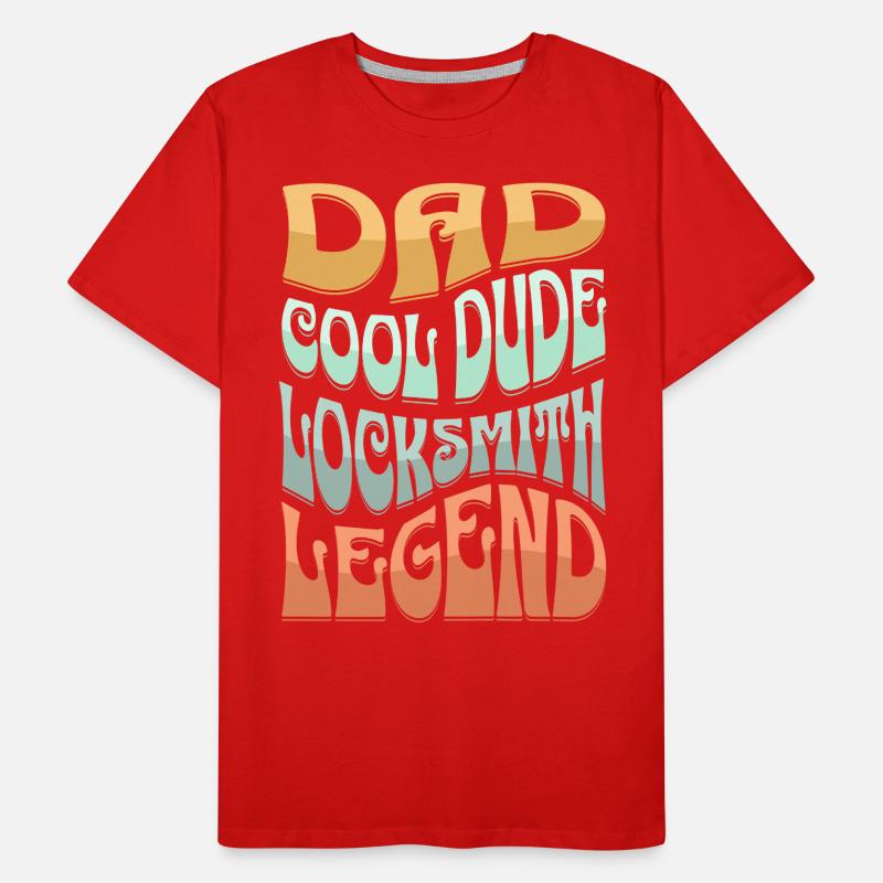 Dad Locksmith Men's Premium Organic T-Shirt