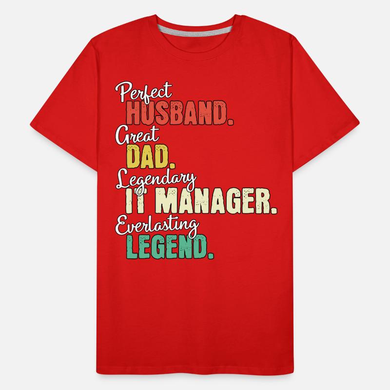 Papa responsable informatique T-shirt bio Premium Homme
