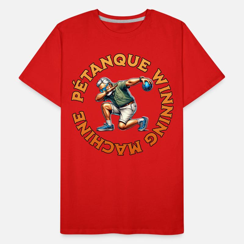 Petanque Gewinner Männer Premium Bio T-Shirt