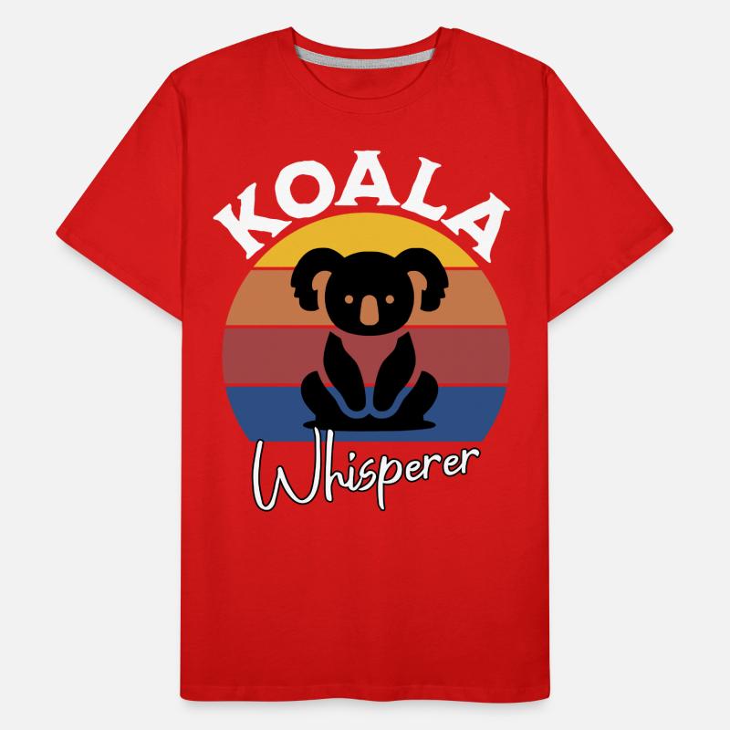Koala Whisperer Men's Premium Organic T-Shirt