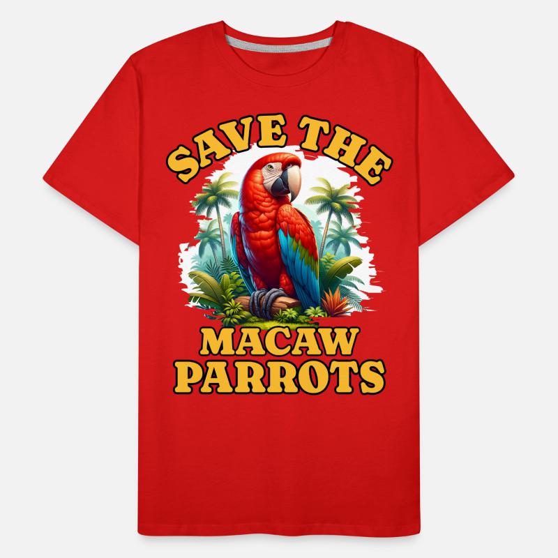 Save Parrot Men's Premium Organic T-Shirt