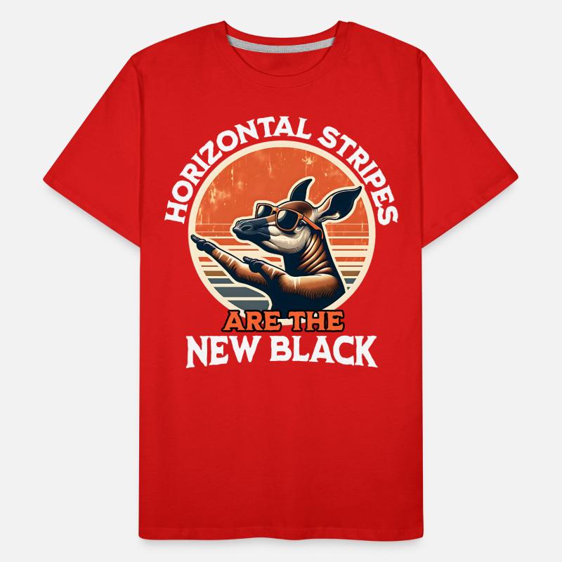 Waldgiraffe Okapi Männer Premium Bio T-Shirt