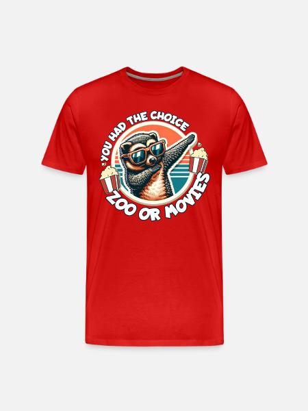 Marderbär Spruch - Men's Premium Organic T-Shirt - red