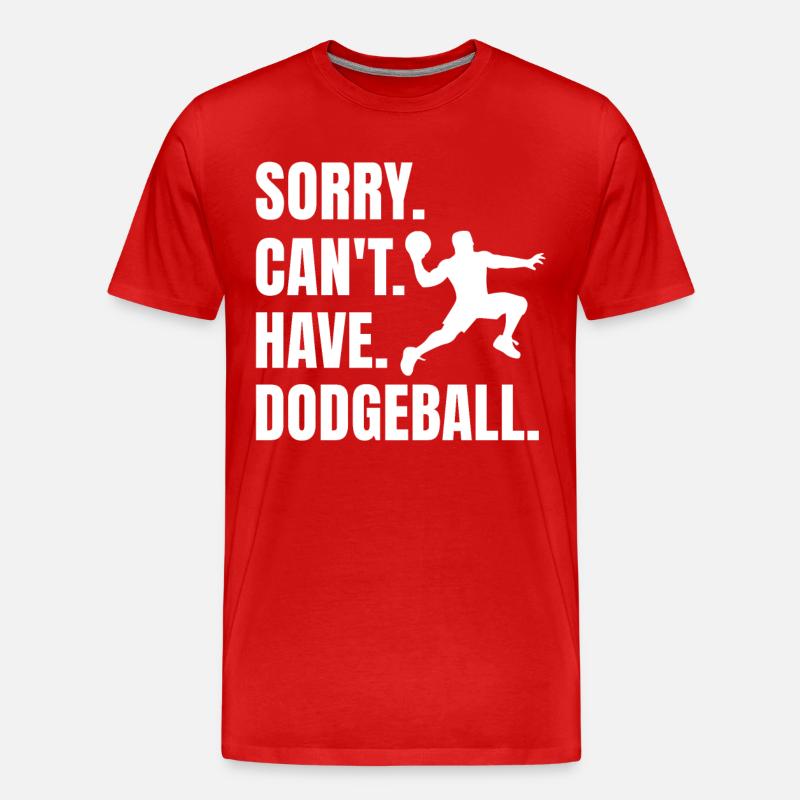 Dodgeball - Männer Premium Bio T-Shirt - Rot