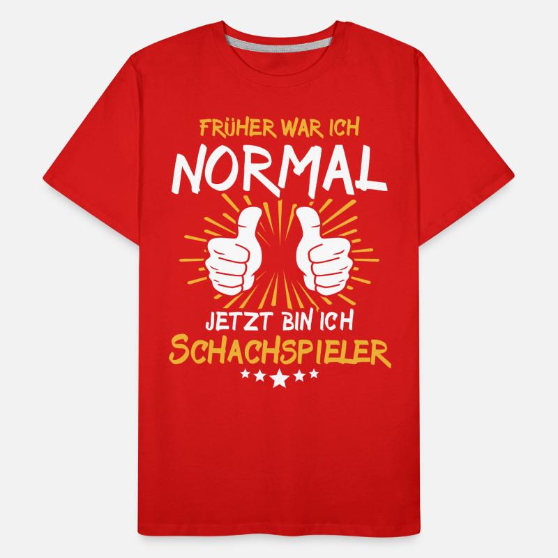 Chess Player Saying Men's Premium Organic T-Shirt