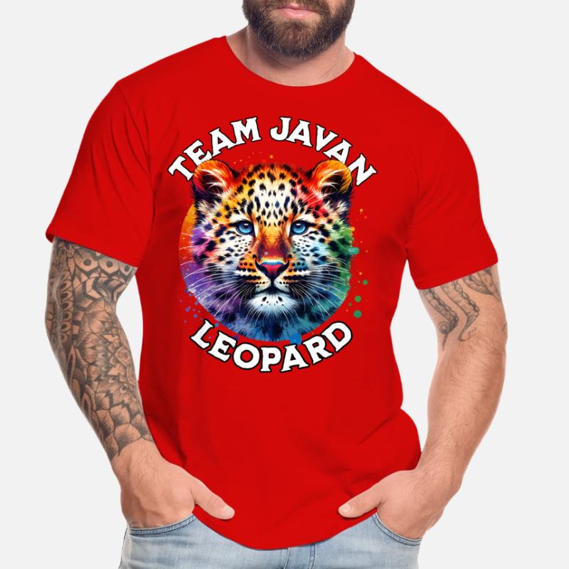 Java Leopard Sprüche Männer Premium Bio T-Shirt