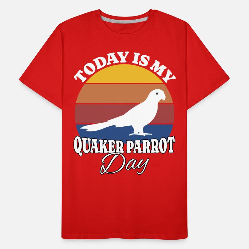 Perruche moine Perroquet Quaker T-shirt bio Premium Homme
