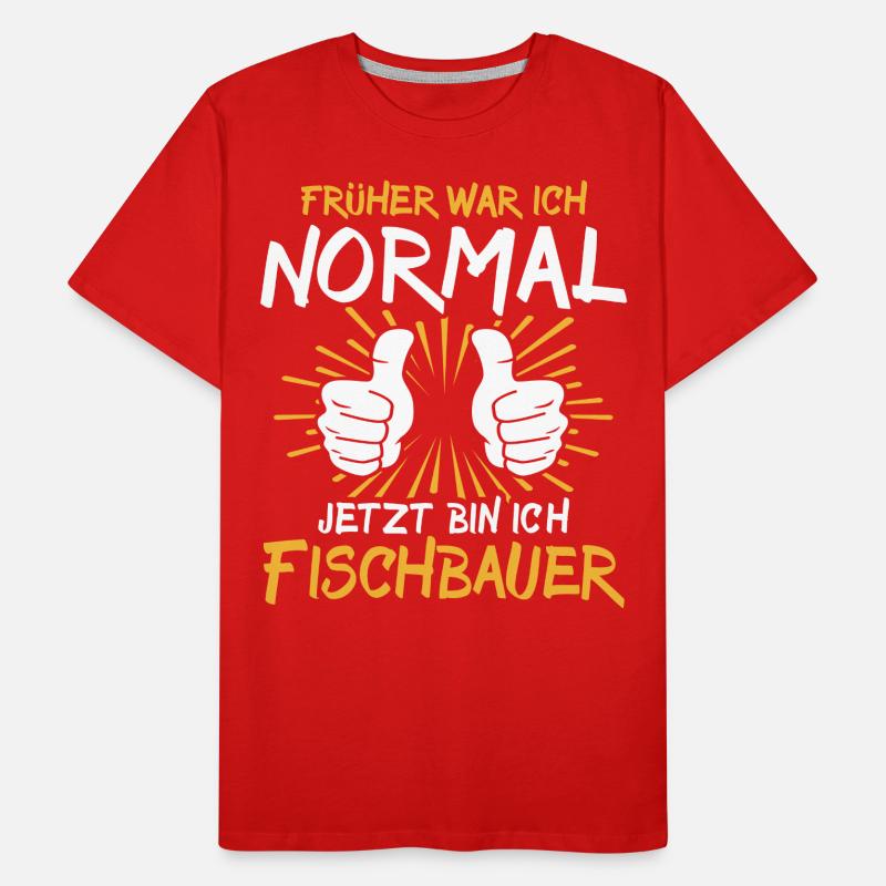 Fischbauer Spruch Men's Premium Organic T-Shirt