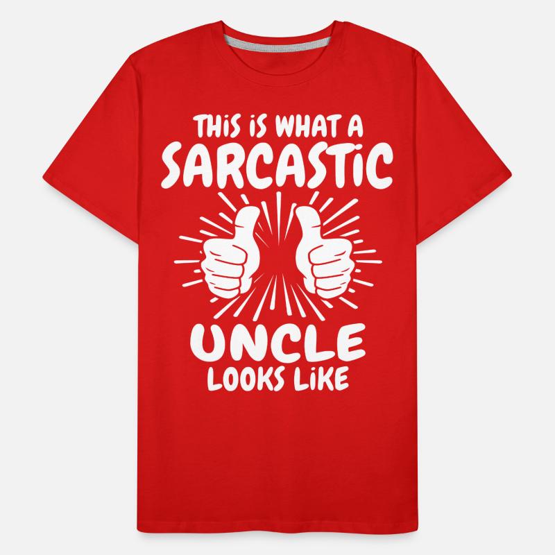 Sarcastic Uncle Men's Premium Organic T-Shirt
