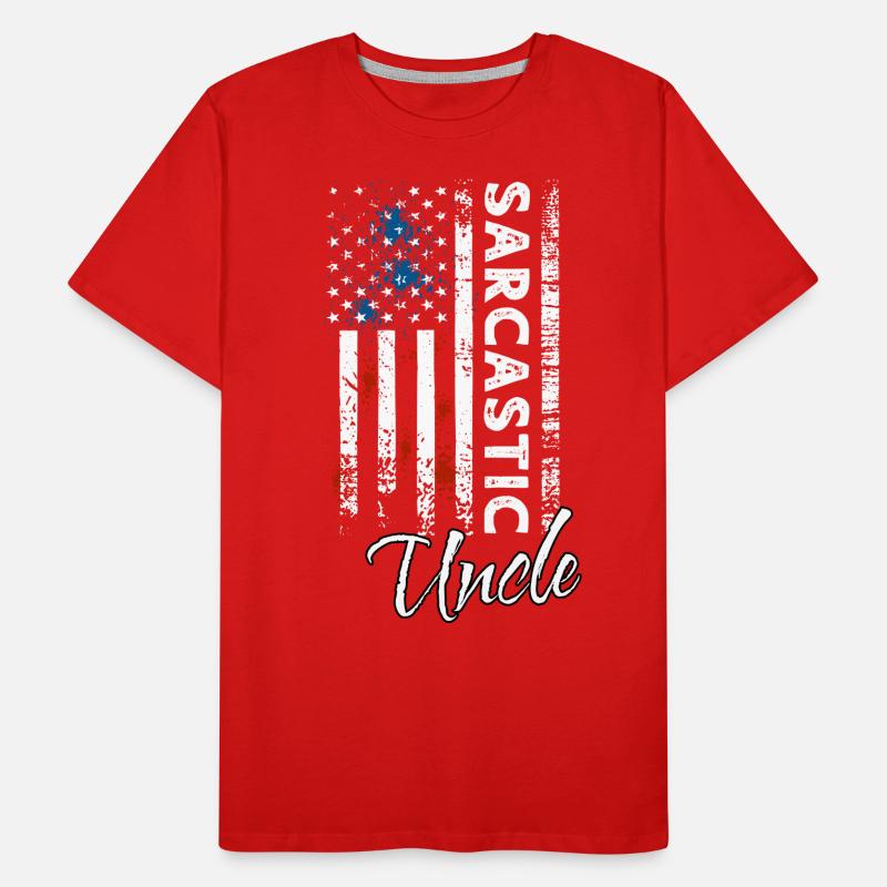 Sarcastic Uncle Men's Premium Organic T-Shirt