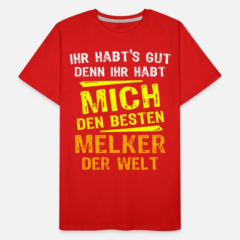 Melker Geschenk Männer Premium Bio T-Shirt