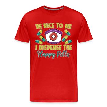 Pharmacy Technician Pharmacy Technician Gift - Men's Premium Organic T-Shirt - red - Front - Damien (186cm)