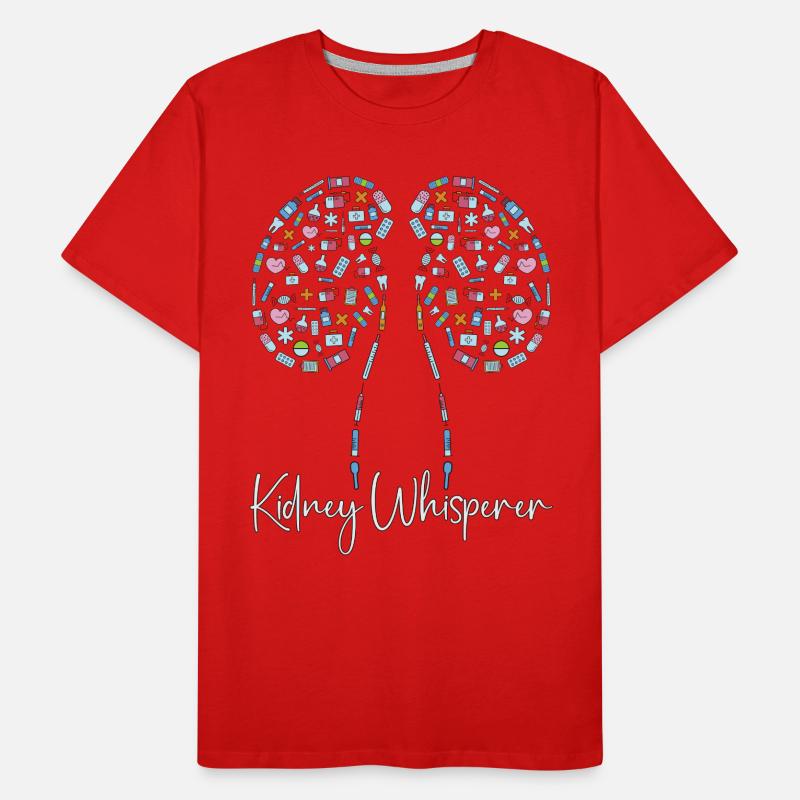 Technicien en dialyse Néphrologie Dialyse Cool Gift T-shirt bio Premium Homme