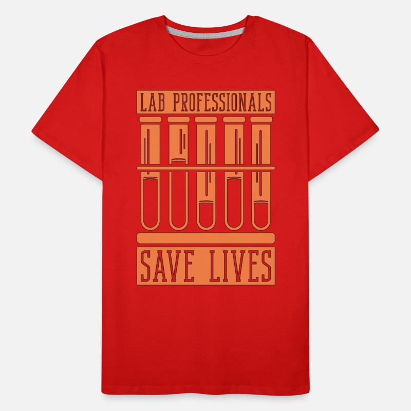 Laboratory Technician Science Lab Tech Gift Men's Premium Organic T-Shirt