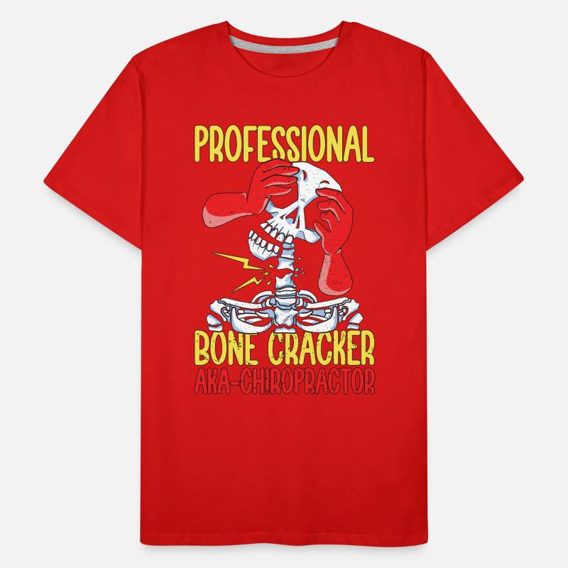 Chiropractic Physio Chiropractor Cool Gift Men's Premium Organic T-Shirt