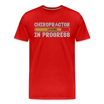Chiropraticien Physio Cool Cadeau Chiropratique - T-shirt bio Premium Homme - rouge - Devant - Damien (186cm)