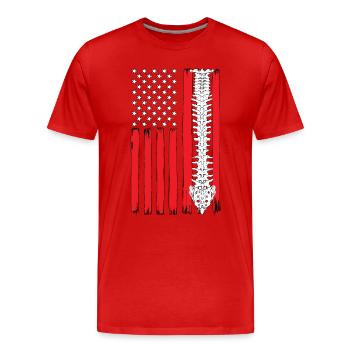 Chiropraticien Chiropractic Physio Cool Gift - T-shirt bio Premium Homme - rouge - Devant - Damien (186cm)