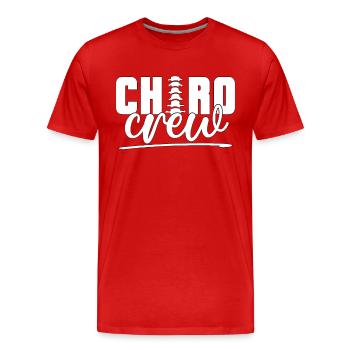 Chiropraticien Chiro Chiro Physio Cadeau - T-shirt bio Premium Homme - rouge - Devant - Damien (186cm)