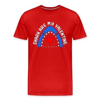 Apnée Plongée Apdiver Cadeau d’apnée - T-shirt bio Premium Homme - rouge - Devant - Damien (186cm)