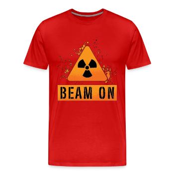 Radiologist Beam On Rad Tech Radiology X-Ray Xray - Men's Premium Organic T-Shirt - red - Front - Damien (186cm)