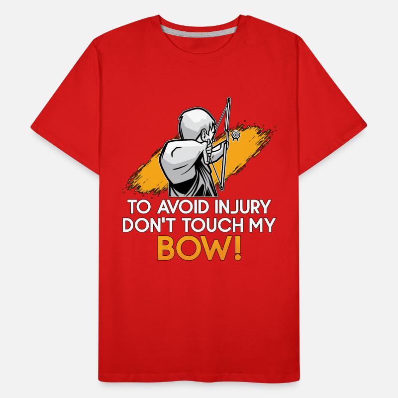 Archery To Avoid Injury Target Bow Shooting Archer Männer Premium Bio T-Shirt