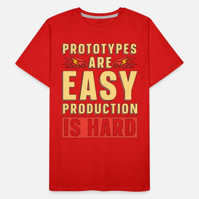 Artificial Intelligence Prototypes Are Easy Robots Men's Premium Organic T-Shirt