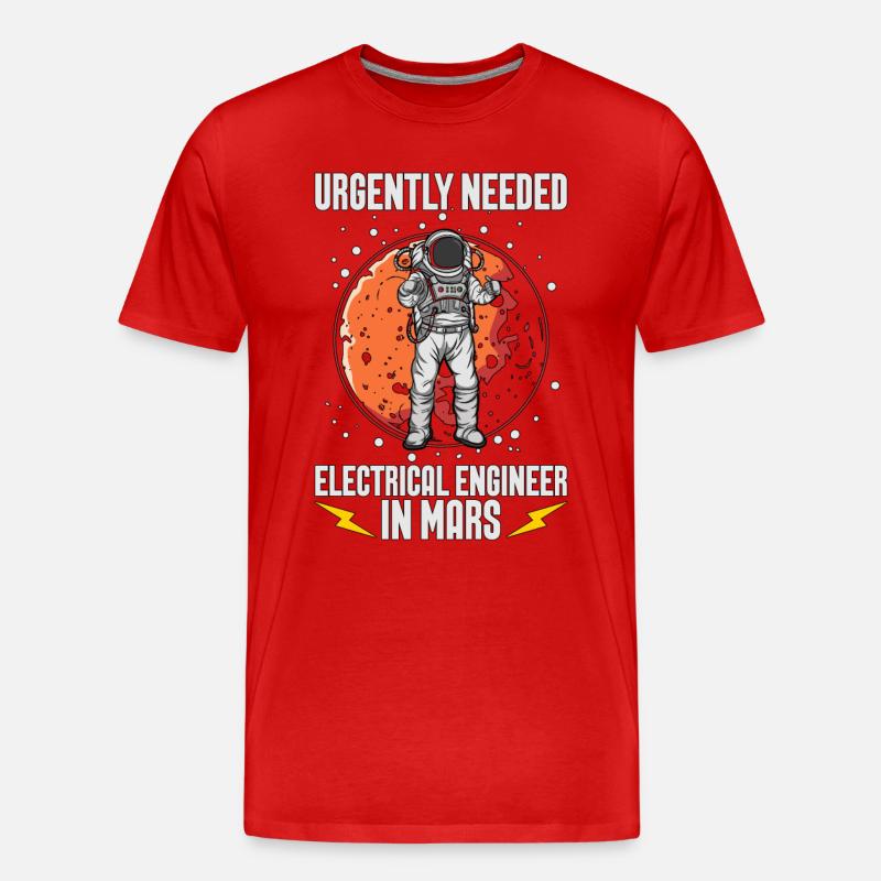 Electrical Engineering Urgently Needed Electrical - Men's Premium Organic T-Shirt - red