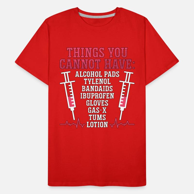 Correctional Nurse Things You Cannot Prison Nurse Men's Premium Organic T-Shirt