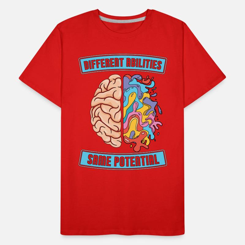 IEP Different Abilities Same Potential Educator Männer Premium Bio T-Shirt