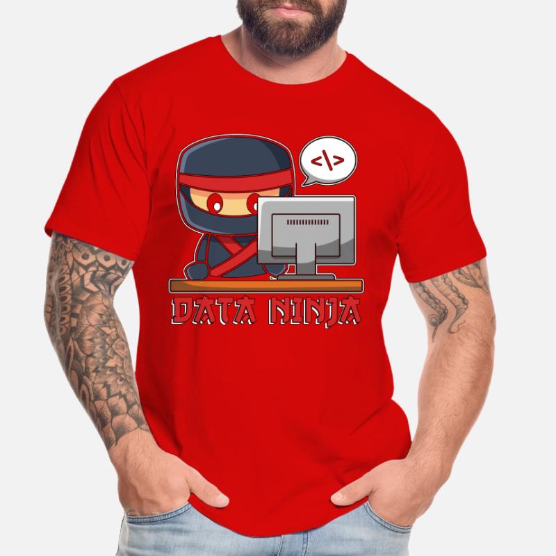 Data Mining Data Ninja Programmer Machine Learning Männer Premium Bio T-Shirt